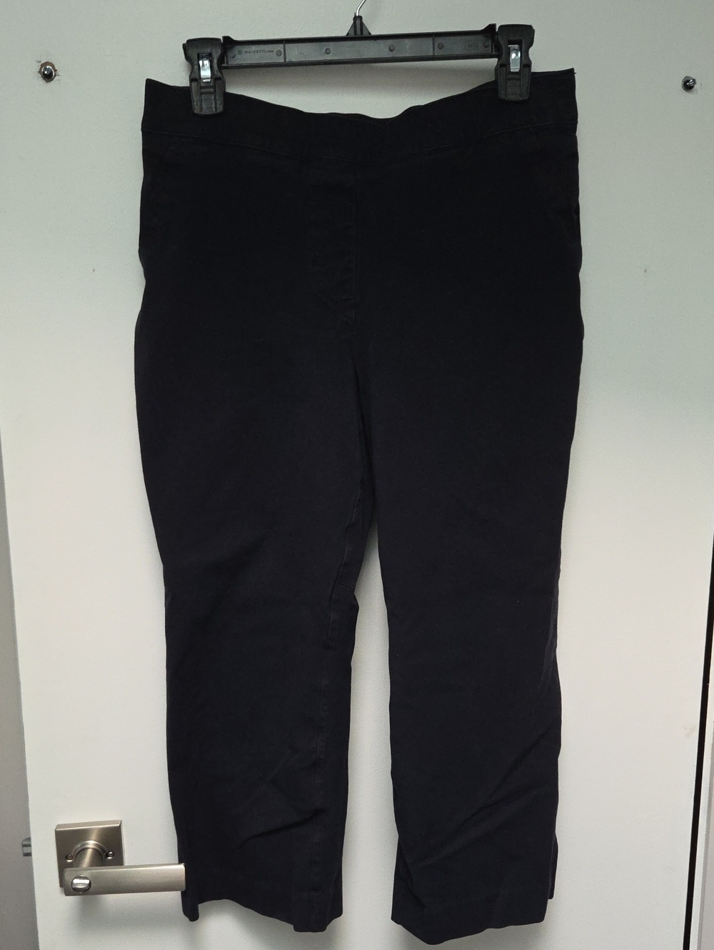 SPANX Black Ankle Crop Stretch Jeans
